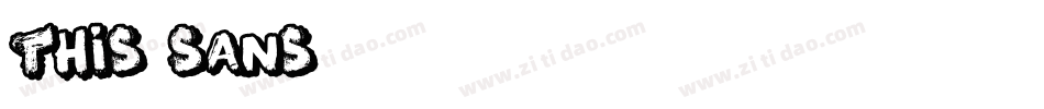 this sans字体转换